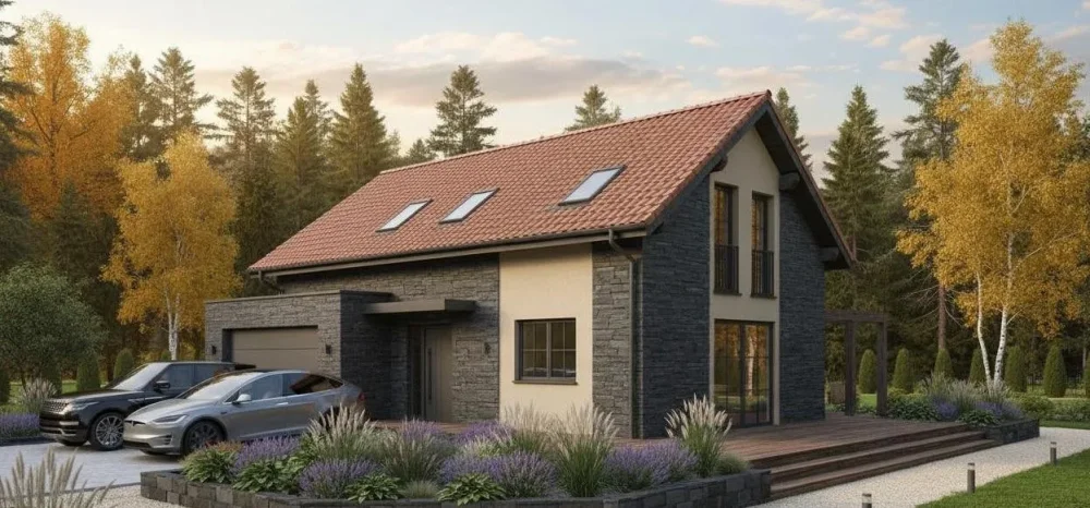 Проект Двухэтажный дом 17 на 10, 185 м2