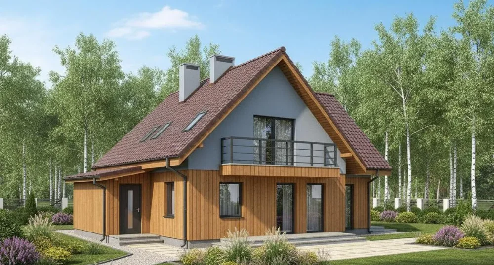 Проект Двухэтажный дом 12 на 14, 191 м2