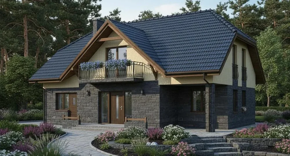 Проект Двухэтажный дом 12 на 13, 183 м2