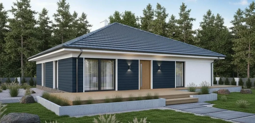 Проект Одноэтажный дом 15 на 19, 180 м2