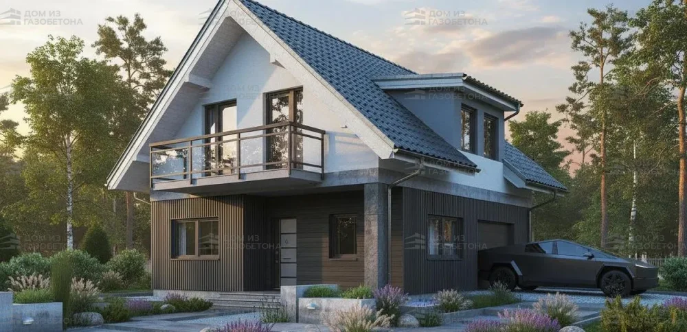 Проект Двухэтажный дом 8 на 13, 140 м2