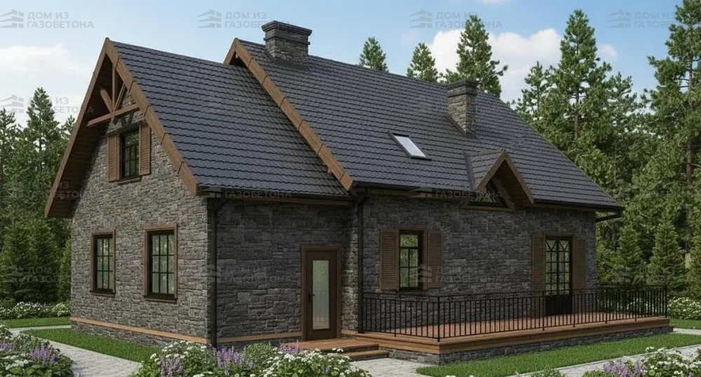 Проект Двухэтажный дом 15 на 9, 201 м2