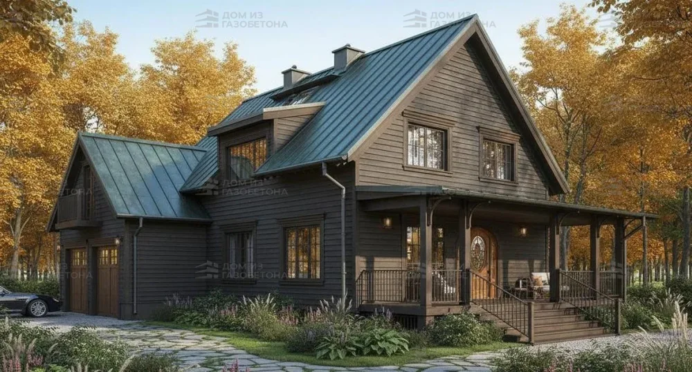 Проект Двухэтажный дом 16 на 12, 246 м2