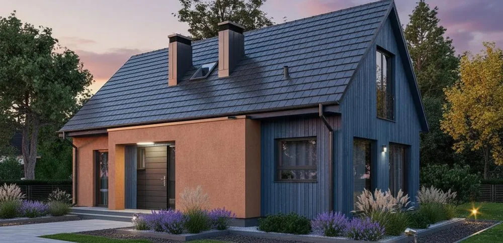 Проект Двухэтажный дом 13 на 7, 107 м2