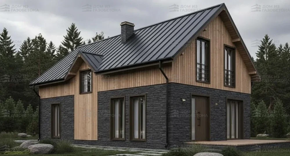 Проект Двухэтажный дом 9 на 14, 157 м2